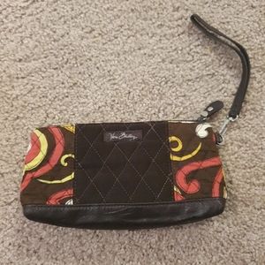 VERA BRADLEY brown wrist bag/wrist wallet